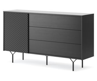 Omajnica Raven Črna 144 cm