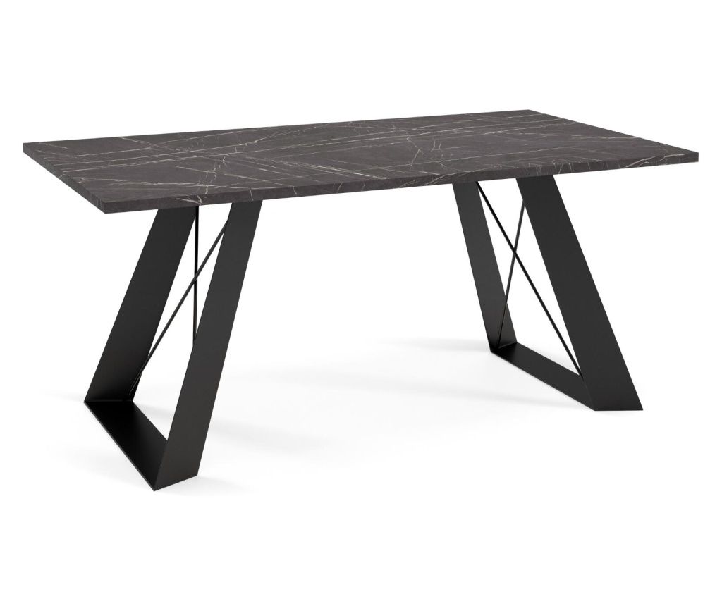 Satis fekete dohányzóasztal, 60 cm