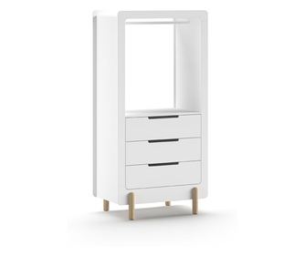 Dječji ormar Smile Bijeli 88 cm