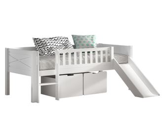 Krevet na kat Scott bijeli 90X200 cm