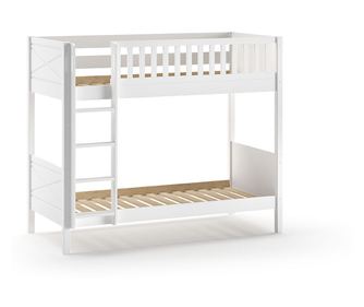 Patrová postel Scott bílá 90x200 cm