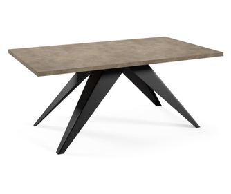 Étkezőasztal Vento szürke és fekete 80 cm