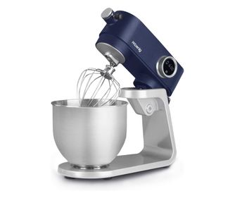 Мултифункционален кухненски миксер H.Koenig, KM126, 5 л, регулируемо рамо, 8 скорости, цифров дисплей, таймер, включени аксесоар