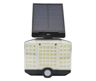 Lampa Solara MRG MYT66B, Cu telecomanda, 66SMD, Negru