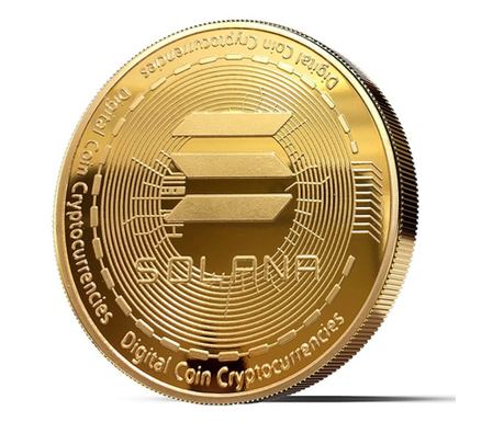 Moneda crypto pentru colectionari, GMO, Solana SOL