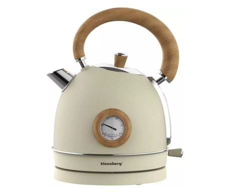 Rustikální konvice 1,8 l Klausberg KB7906 krémová
