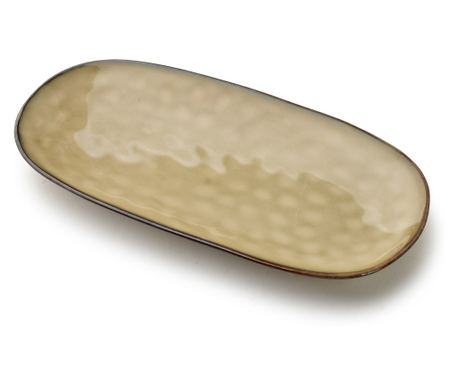 BASIC NATURE Ovalni pladenj 26x13cm