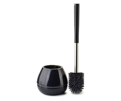 EDA SILICONE Četka za WC školjku Crna 14x42cm TPR