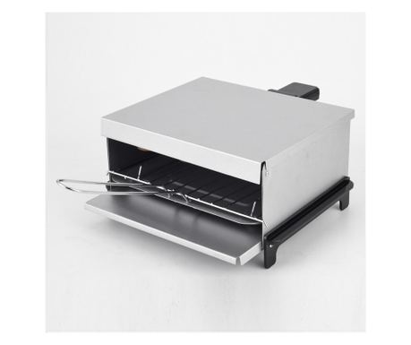 Парти грил Crown ESG800A, 800W, Тавичка за мазнина, Сребрист