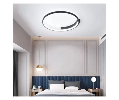 LETIZIA LED Luster 33W, Okrugli, Hladno/Toplo/Neutralno Svjetlo, Zatamnjivo, Crni