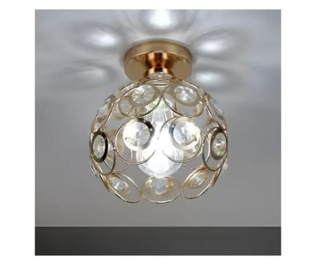 Vera Luster, 1*E27, Zlatna, Metal i Kristal