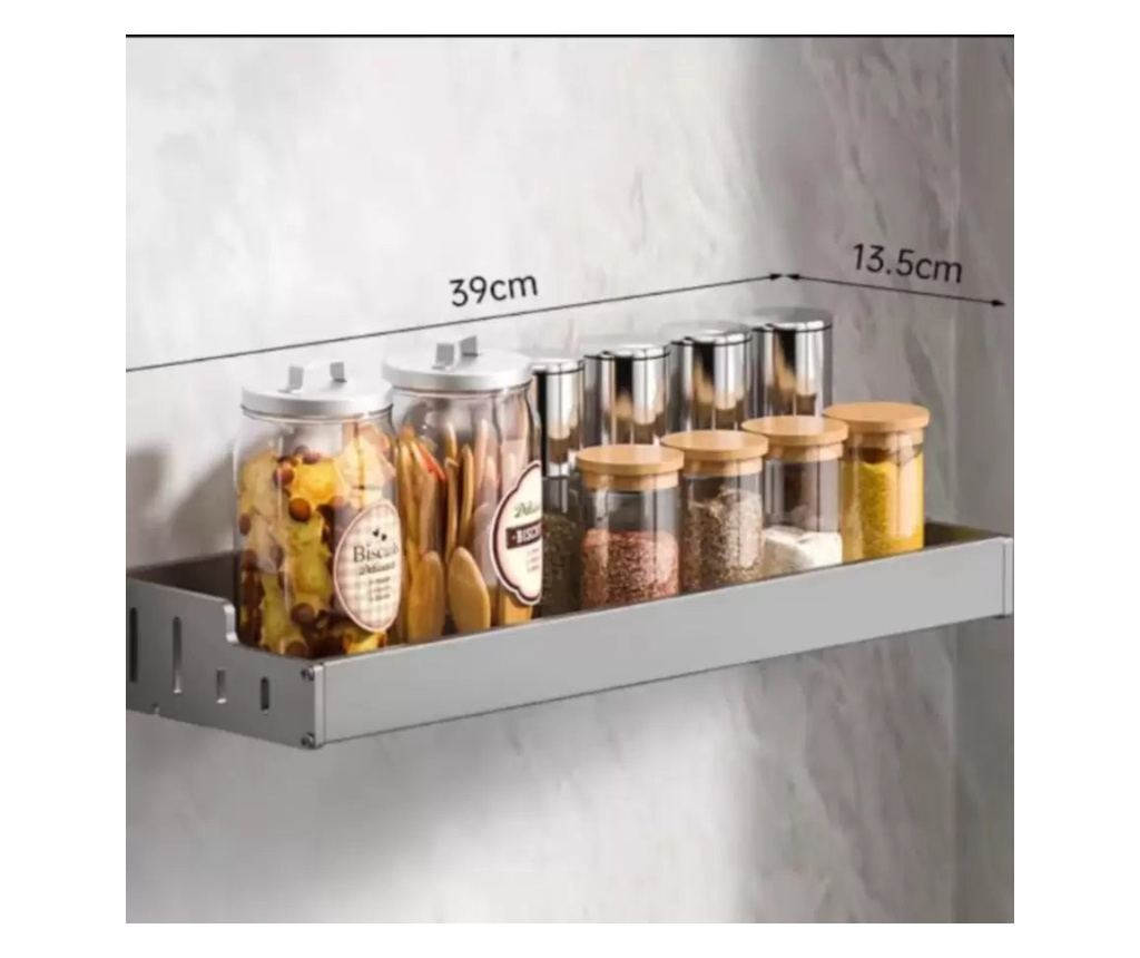 39cm Tamnosivi Aluminijski Držač za Ručnike - 2