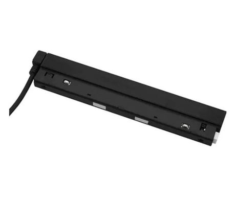 Napájecí konektor pro magnetickou lištu, 200W, černý, kov