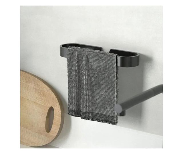 Crni držač za ručnike GJ622
