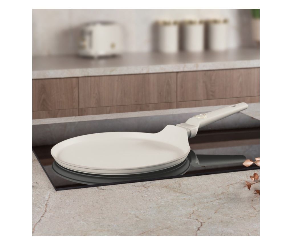 Pekač za palačinke 28 cm Sahara Berlinger Haus BH 8056, nelepljiv, krem - 5