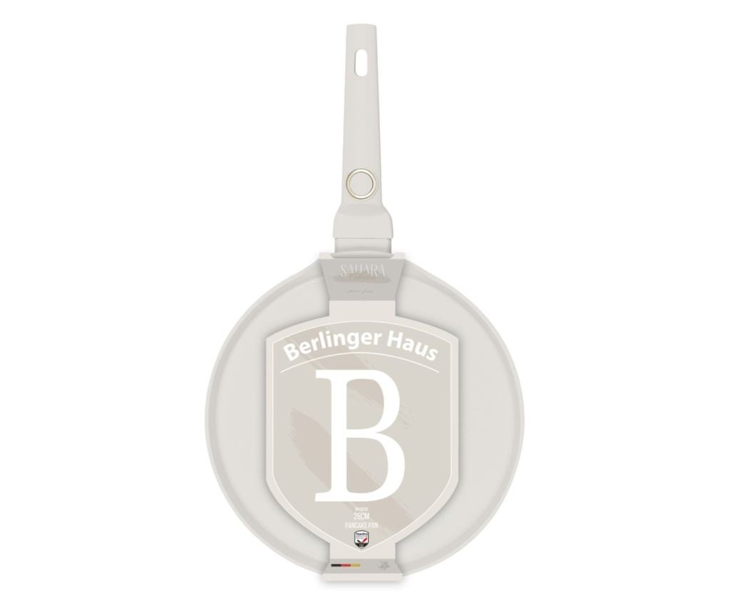 Pekač za palačinke 28 cm Sahara Berlinger Haus BH 8056, nelepljiv, krem - 8