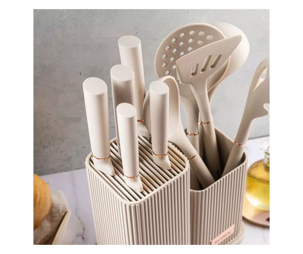 12-dijelni set pribora i noževa sa sjeckalicom i stalkom Klausberg KB 7935 - 4