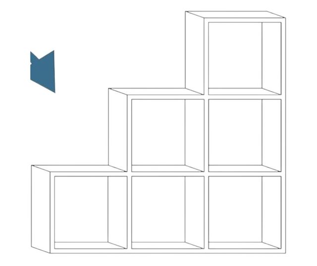 Dječja polica za knjige i organizator igračaka, GINGER HOME sa 6 polica i platnenim kutijama, bijela, Montessori namještaj