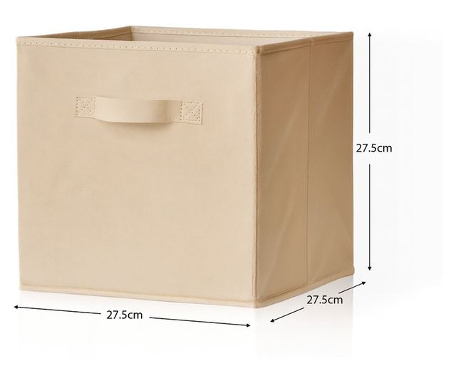 Dječja polica za knjige i organizator igračaka, GINGER HOME sa 6 polica i platnenim kutijama, bijela, Montessori namještaj