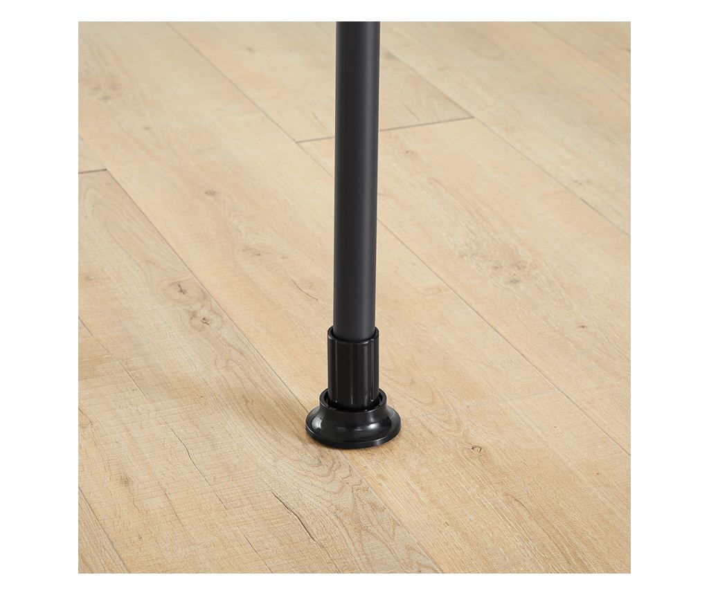 Suport telescopic reglabil SoBuy pentru haine de podea, negru - 9