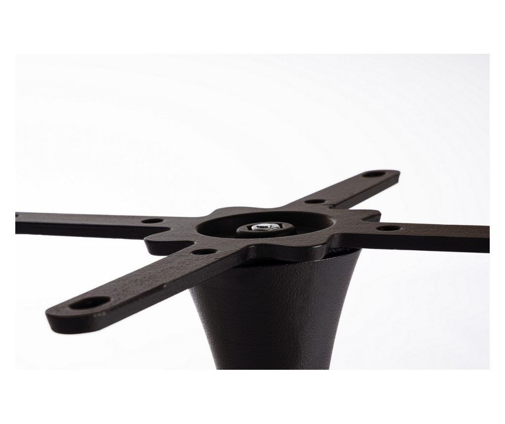 Giunone Black Steel Table Leg Ø53x72h - 5