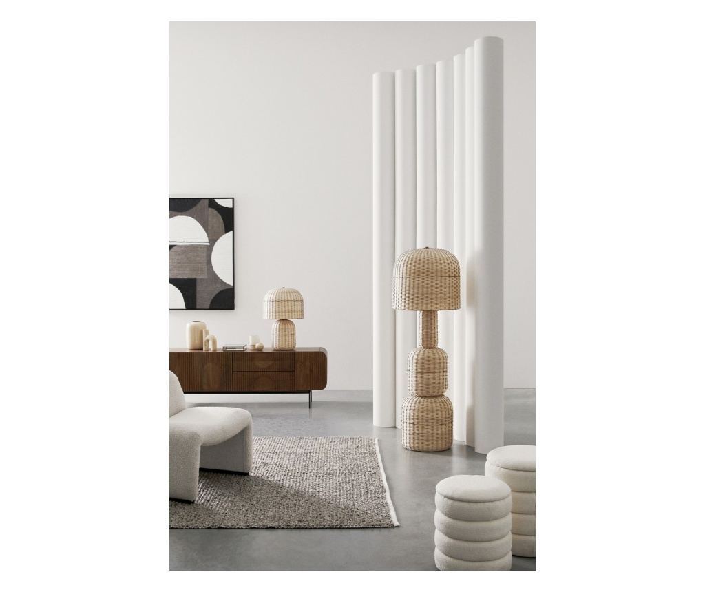 Sikkim Natural Rattan Table Lamp Ø40x61h - 2