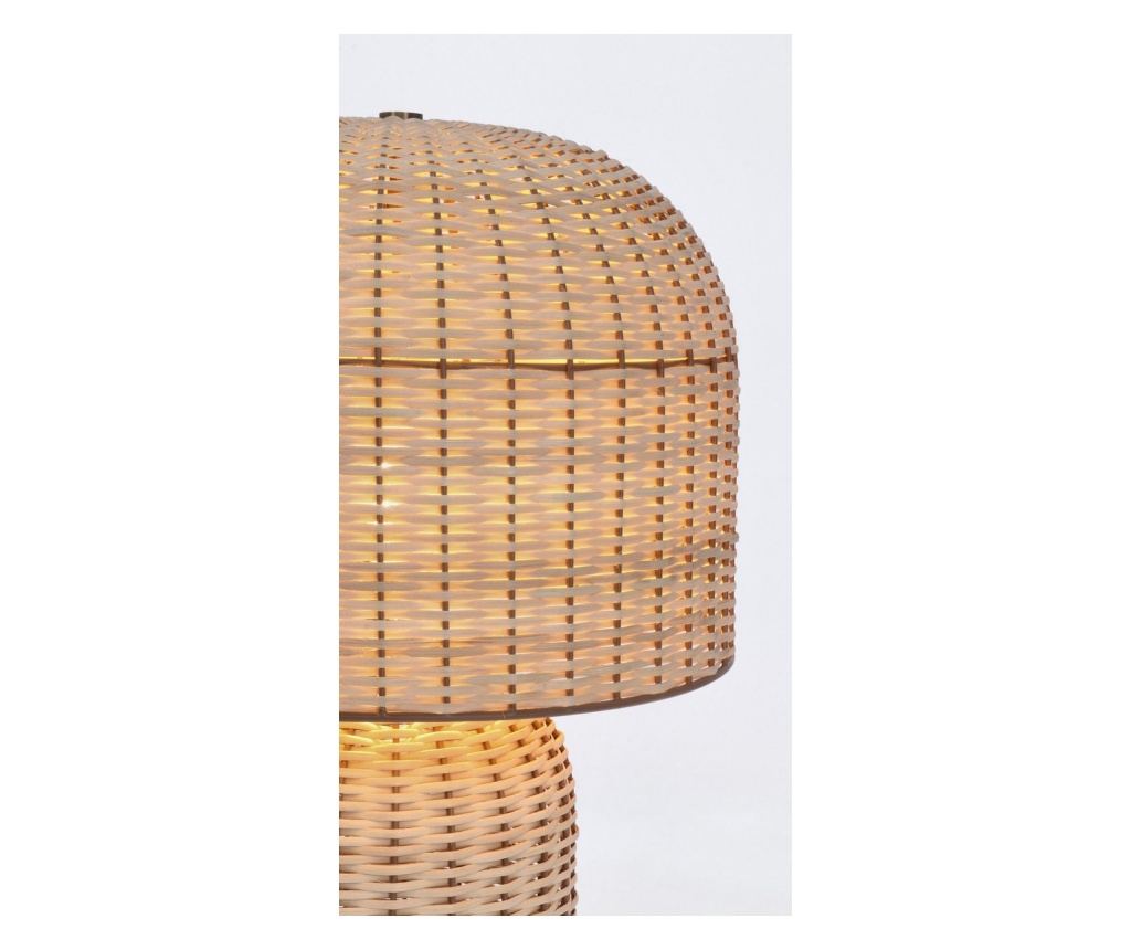Sikkim Natural Rattan Table Lamp Ø40x61h - 6