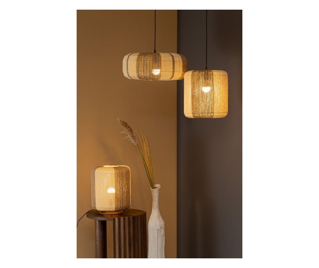 Mali Brown Paper Lamp Ø34x37h - 5