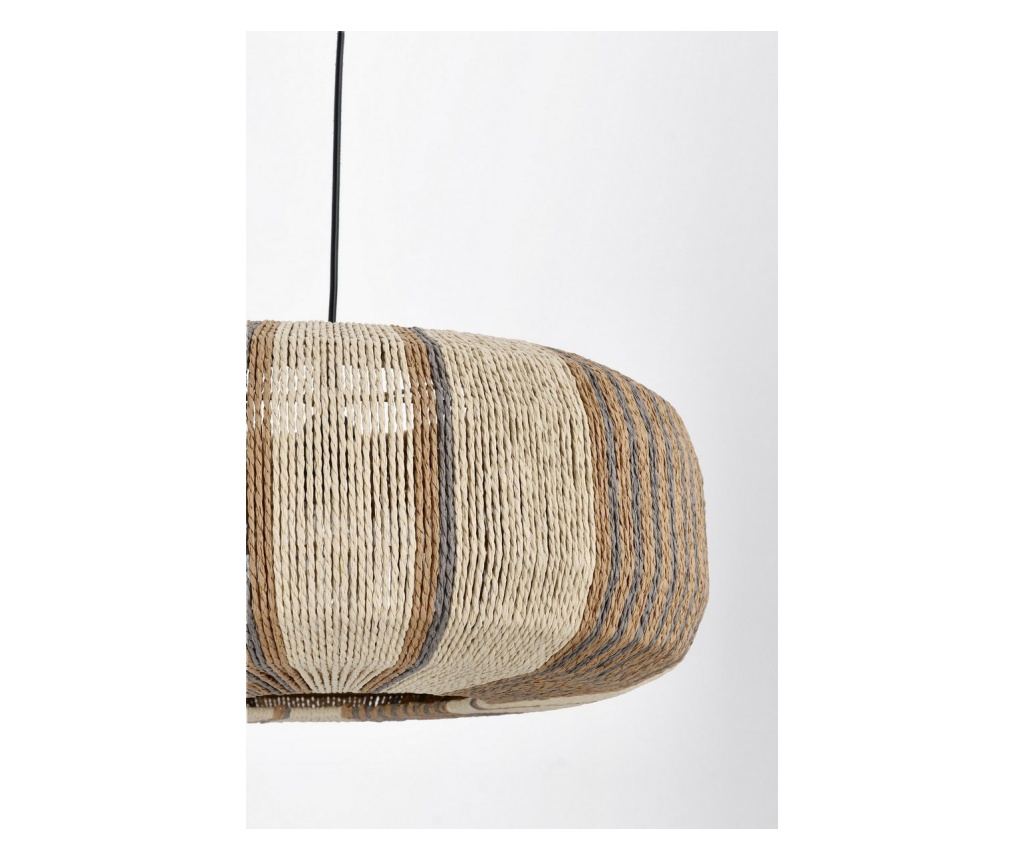 Mali Brown Paper Lampshade Ø50.5x22h - 3
