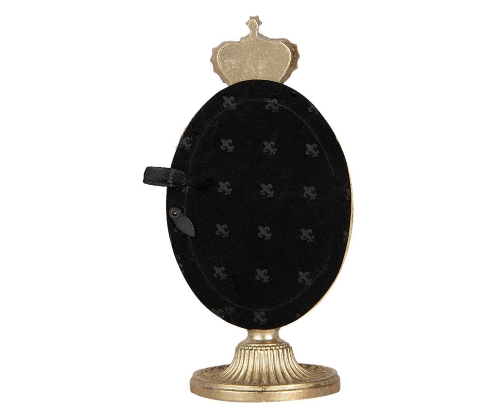 Golden Polyresin Table Photo Frame 9x6x17 cm / 7x9 cm - 5