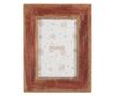 Brown and Red Wooden Tabletop Photo Frame 16x2x21 cm / 10x15 cm