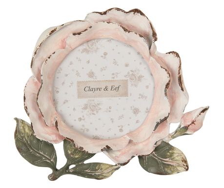 Multicolor Polyresin Tabletop Photo Frame 13x2x12 cm / Ø 8 cm