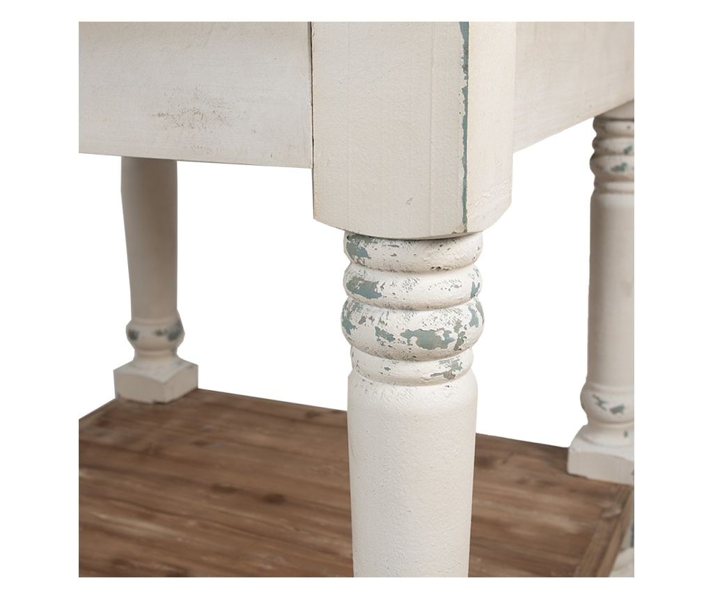 Multicolor Solid Wood Small Table 80x80x85 cm - 3