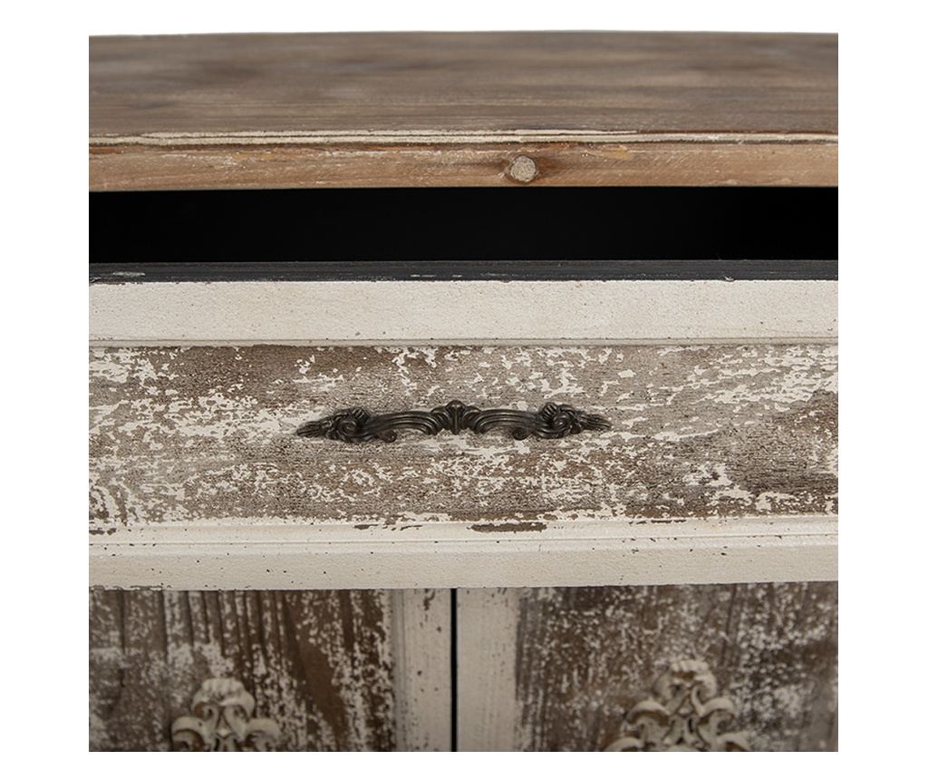 Vintage Wooden Chest of Drawers 120x40x97 cm - 6