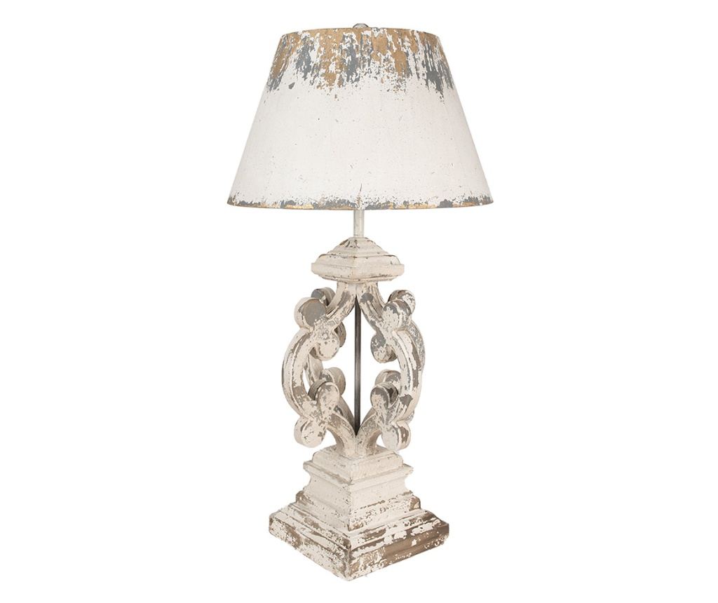 Vintage Beige/Gray Iron Table Lamp Ø 40x79 cm E27 - 2