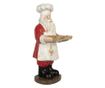 Multicolor Polyresin Chef Santa Claus Figurine 40x39x81 cm thumbnail 3