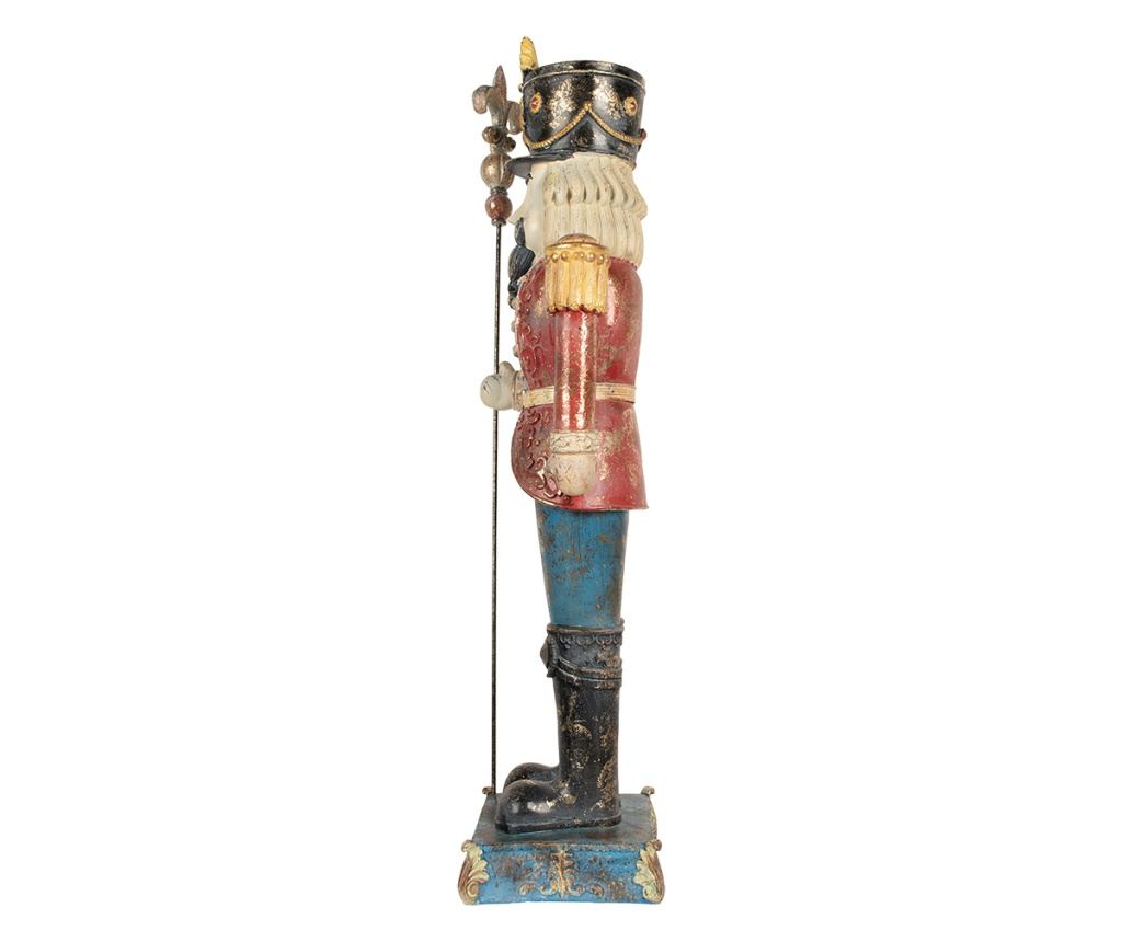 Nutcracker Figurine, Polyresin, Multicolor, 31x23x99 cm - 4