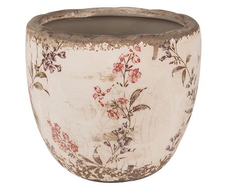 Multicolor Ceramic Flower Pot, 13x11 cm