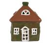 Multicolor Ceramic Christmas House Candle 12x9x14 cm thumbnail 3