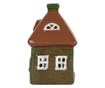 Multicolor Ceramic Christmas House Candle 12x9x14 cm thumbnail 4