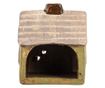 Multicolor Ceramic Christmas Candle House 8x7x10 cm thumbnail 2