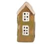 Multicolor Ceramic Christmas House Candle 10x7x14 cm thumbnail 3