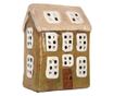 Multicolor Ceramic Christmas House Candle 10x7x14 cm thumbnail 4