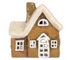 Multicolor Ceramic Christmas House Candle 13x7x13 cm thumbnail 1