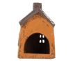 Multicolor Ceramic Christmas House Candle 9x7x13 cm thumbnail 3