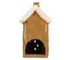 Christmas Candle Brown White Ceramic House 12x8x19 cm thumbnail 2