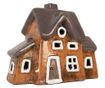 Christmas Candle Ceramic House Multicolored 20x11x16 cm thumbnail 4