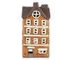 Multicolor Ceramic Christmas House Candle 12x10x23 cm thumbnail 1