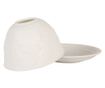 White Porcelain Rabbit Candle Holder Ø 12x8 cm thumbnail 3