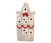 Multicolor Ceramic Christmas House with LED 11x9x22 cm thumbnail 1